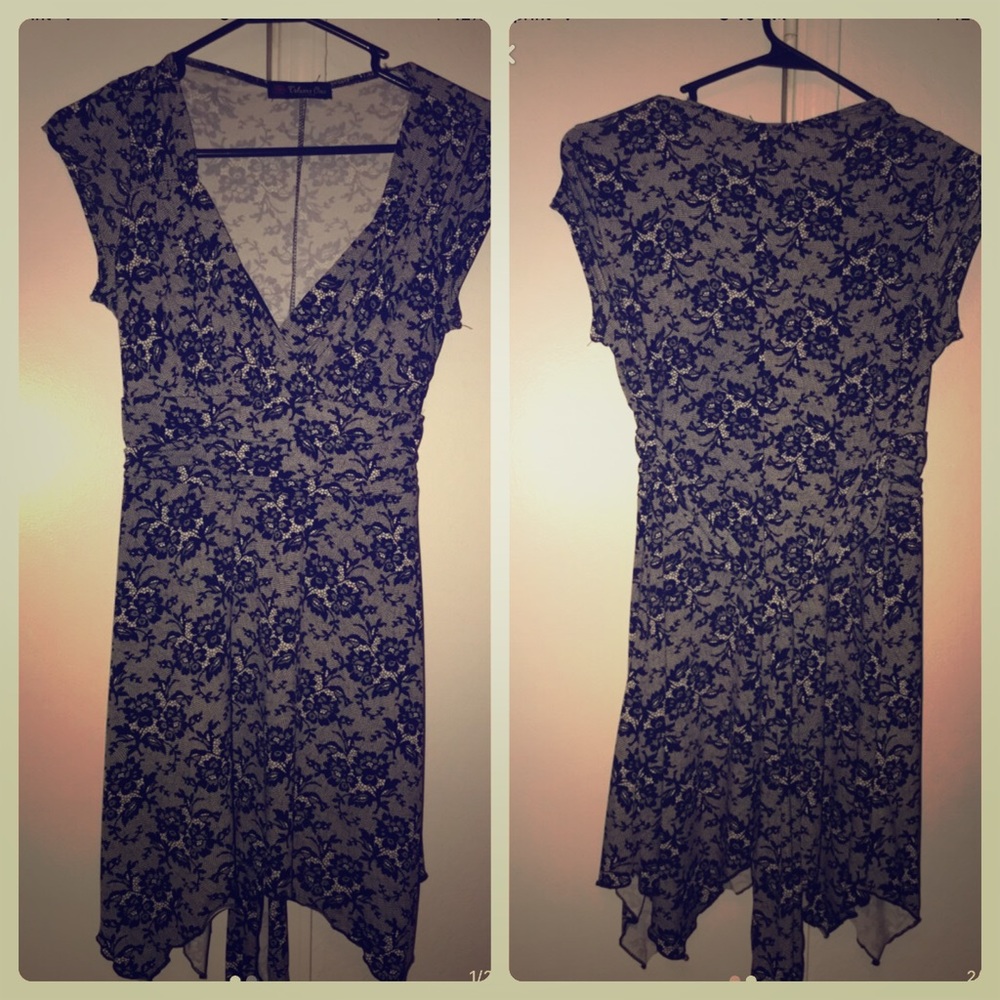 Sexy dress with stylish hem